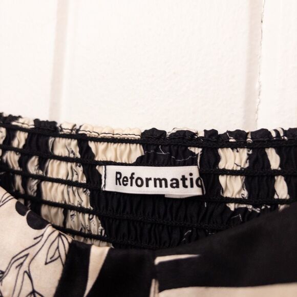 Reformation Pizzaro Silk Top Persephone Size 0 - Picture 5 of 10